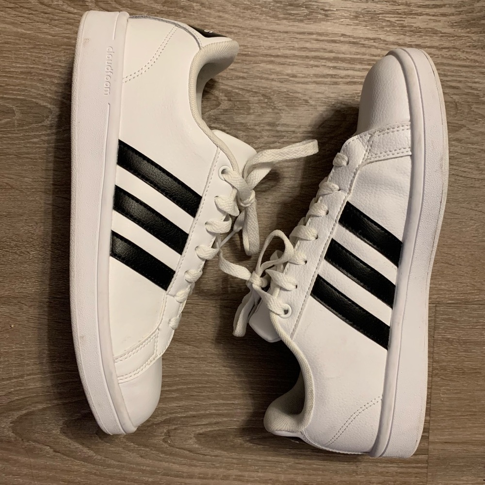 ADIDAS Neo Cloudfoam Memory Footbed, Size 8